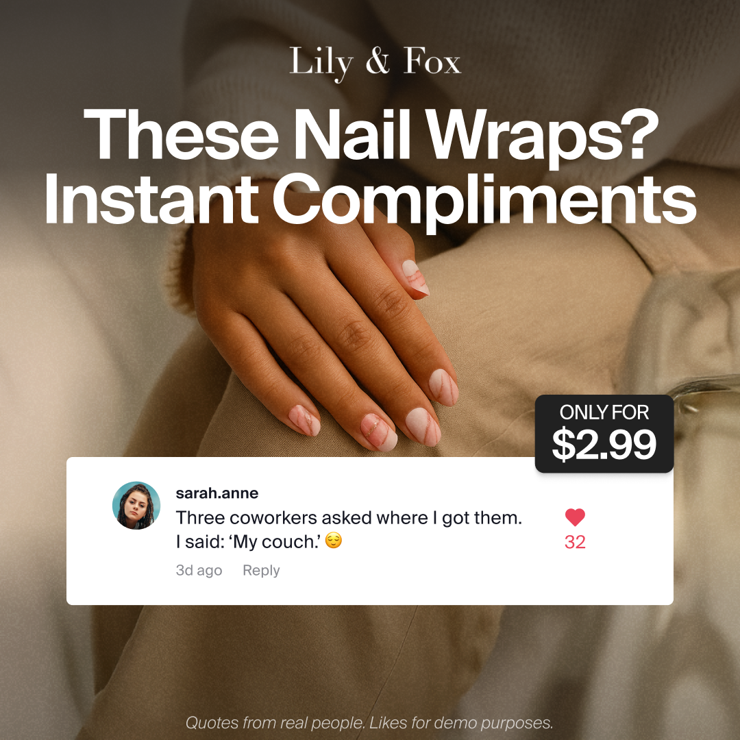 Lily and Fox Facebook ad