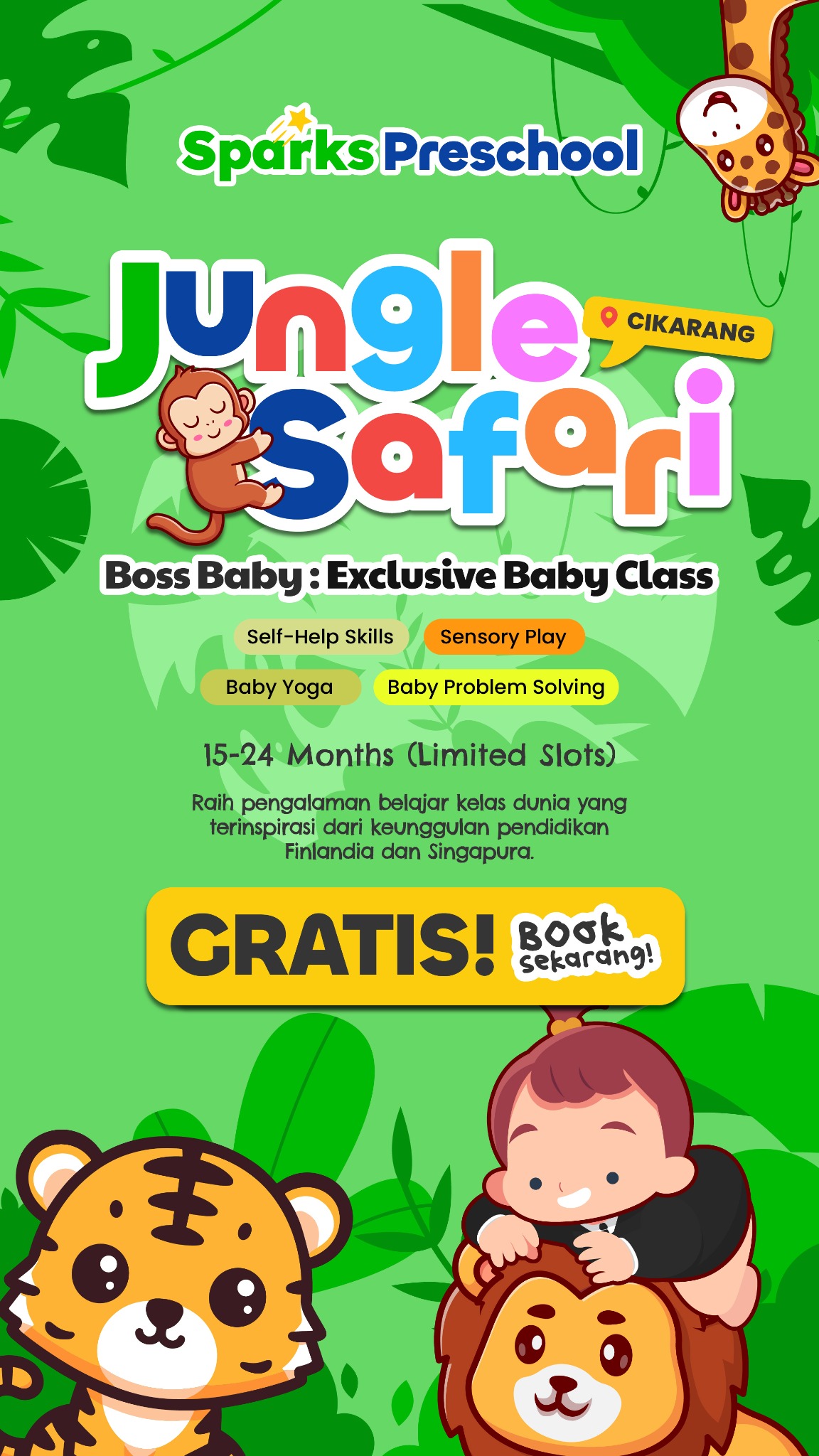 Sparks Preschool Facebook ad