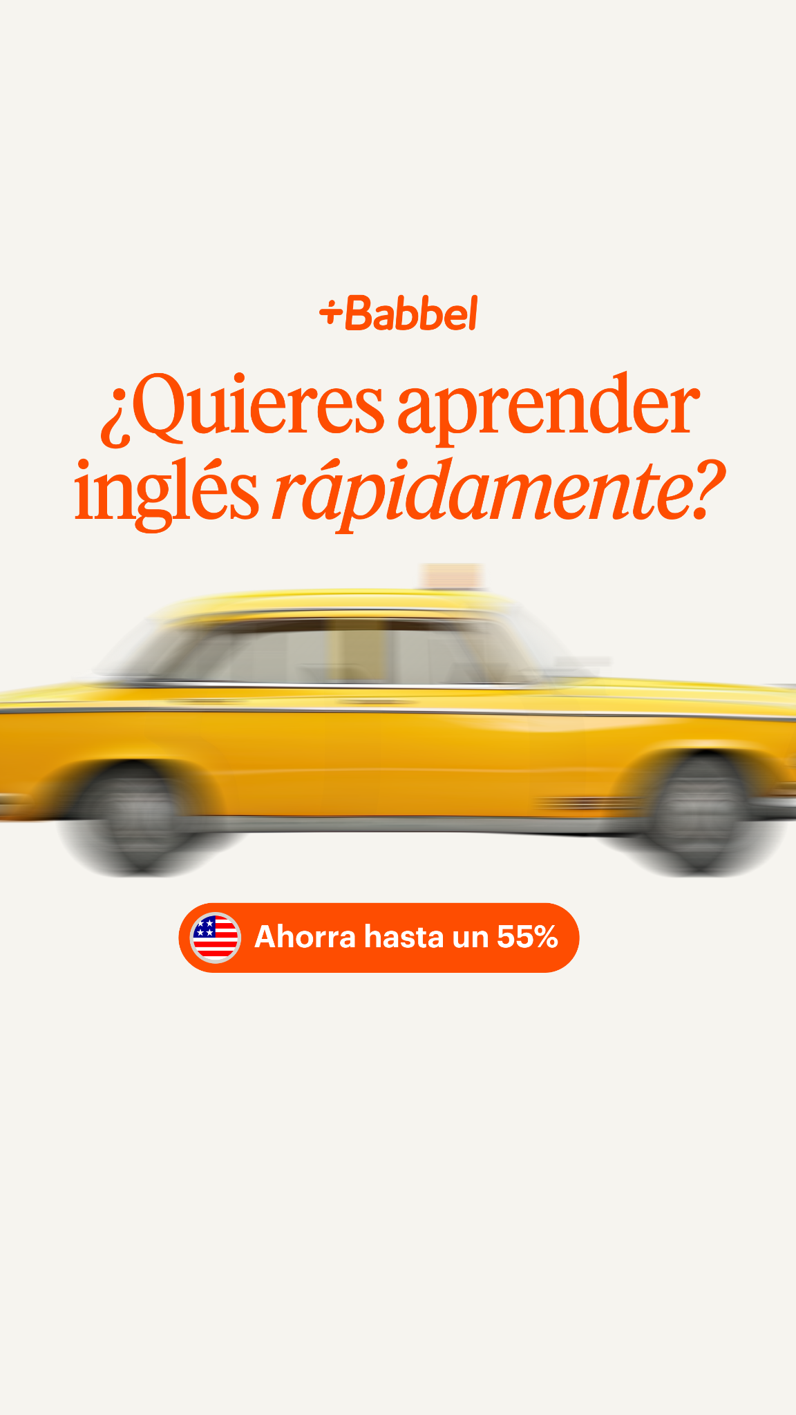 Babbel Facebook ad
