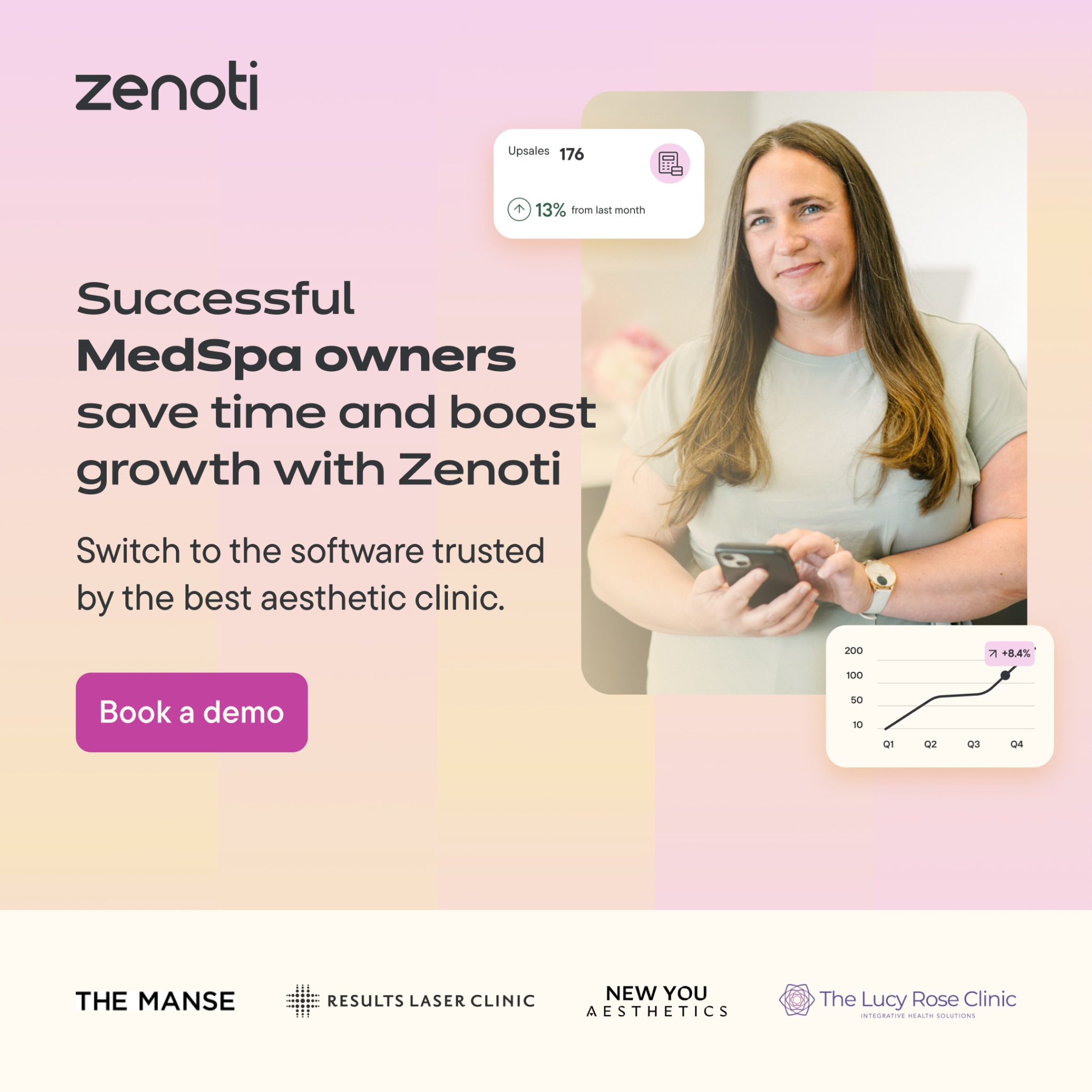 Zenoti Facebook ad