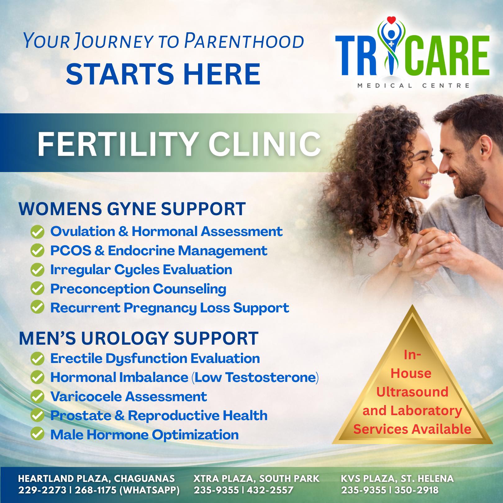 Tricare Medical Centre Facebook ad: Your Journey to Parenthood Starts Here