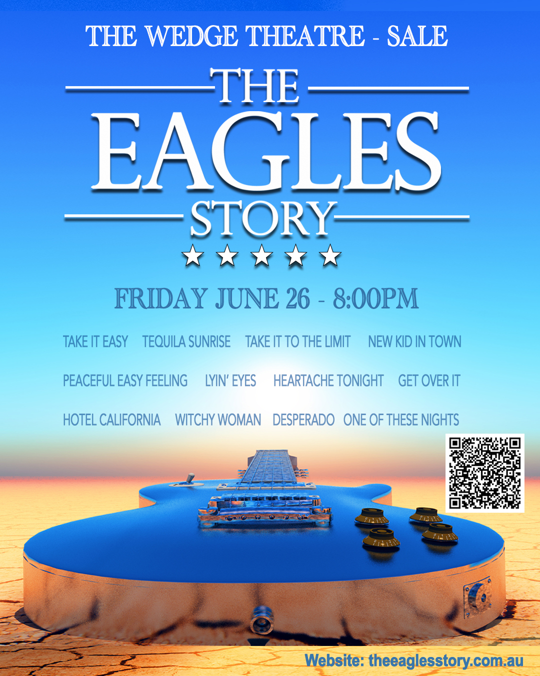 The Eagles Story - Australia's Premier Eagles Experience Facebook ad: The Wedge - Sale
