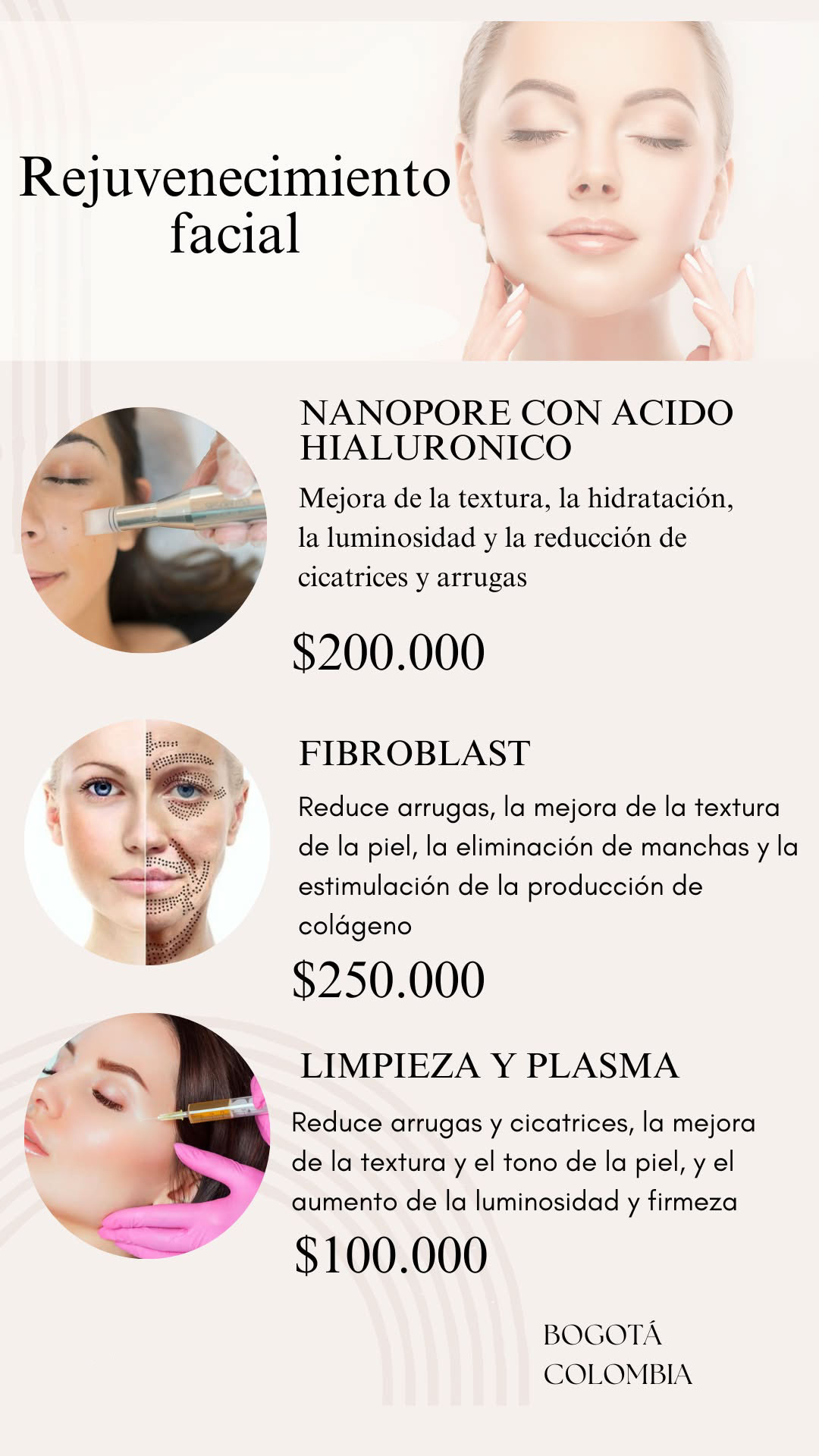 Radiant Skin Center Nicolas Florez Facebook ad