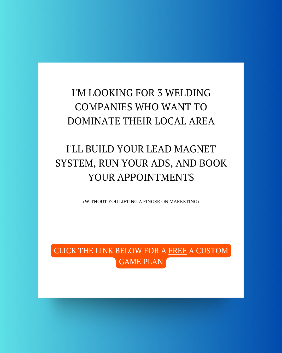 WeldReach Digital Facebook ad
