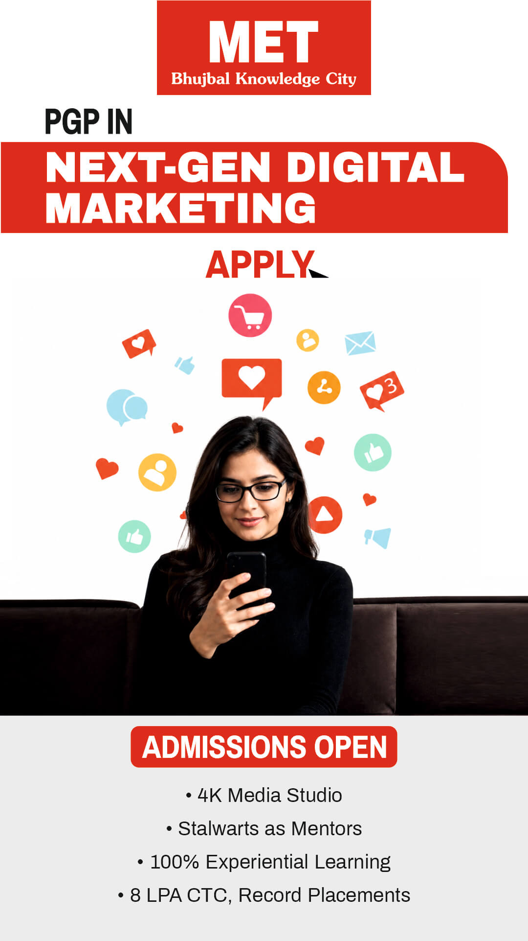 MET League of Colleges Facebook ad from Jul 24, 2026