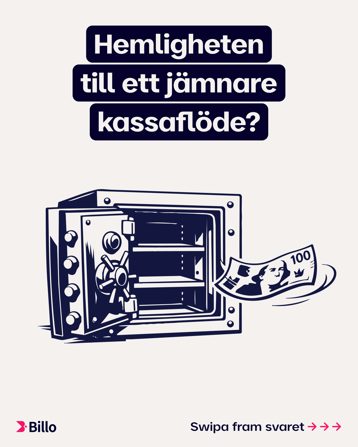 BILLO Facebook ad: Betala räkningar när det passar dig, direkt i…