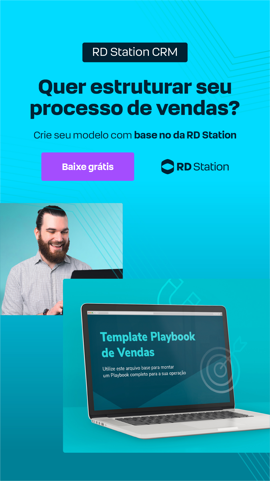 RD Station Facebook ad from May 6, 2026