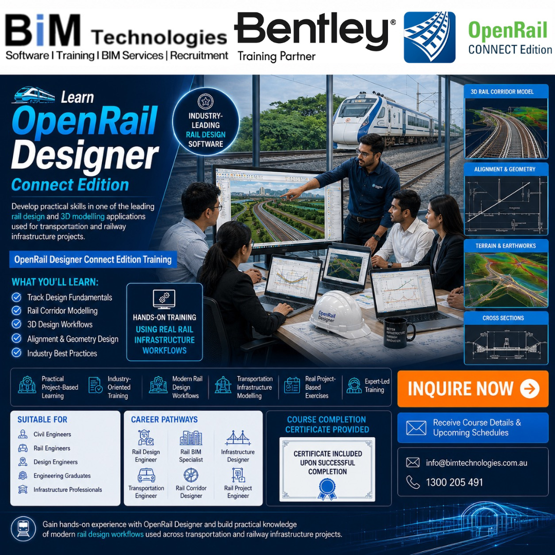 BIM Technologies Facebook ad: OpenRail Designer Training