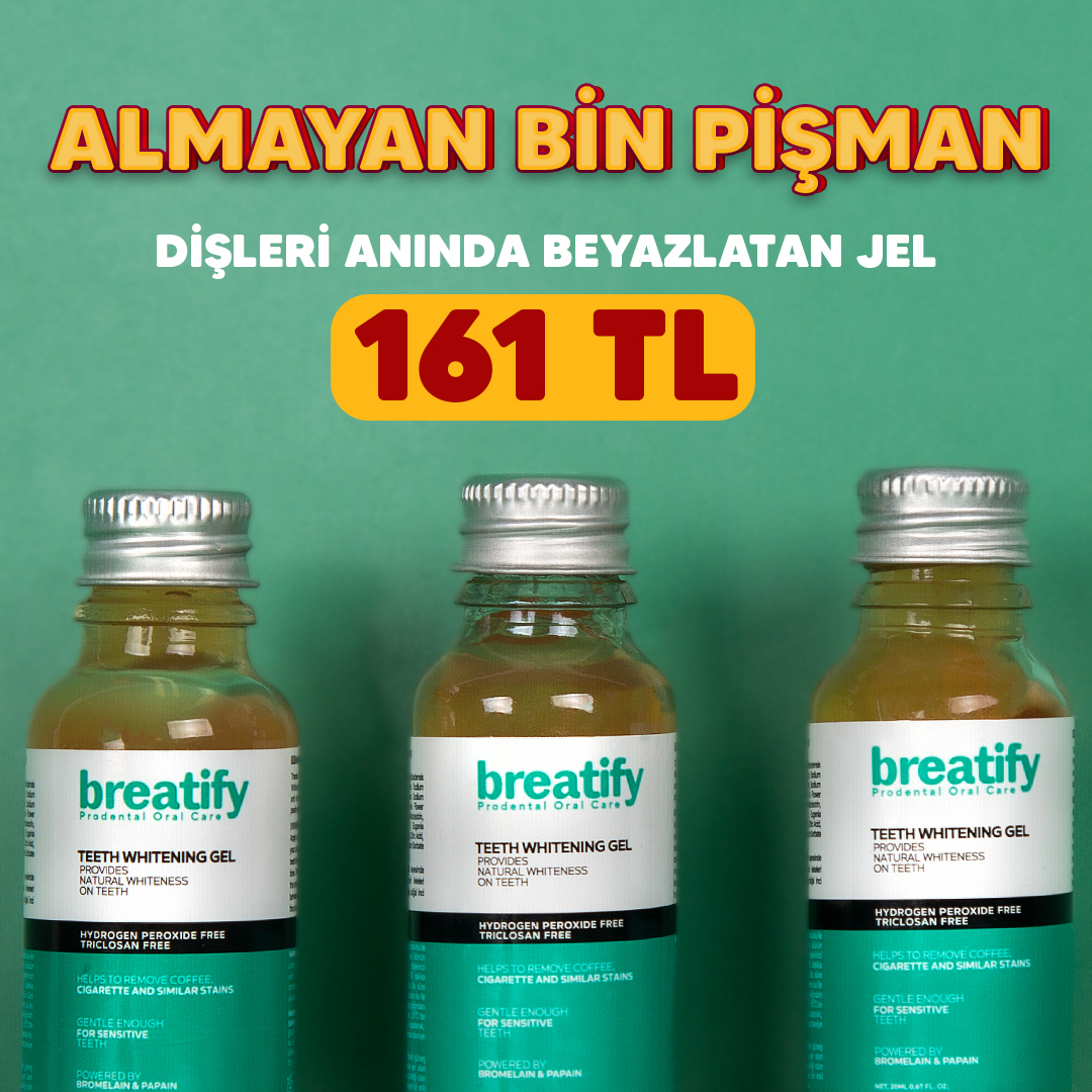Breatify Jel - Diş Beyazlatma  Facebook ad