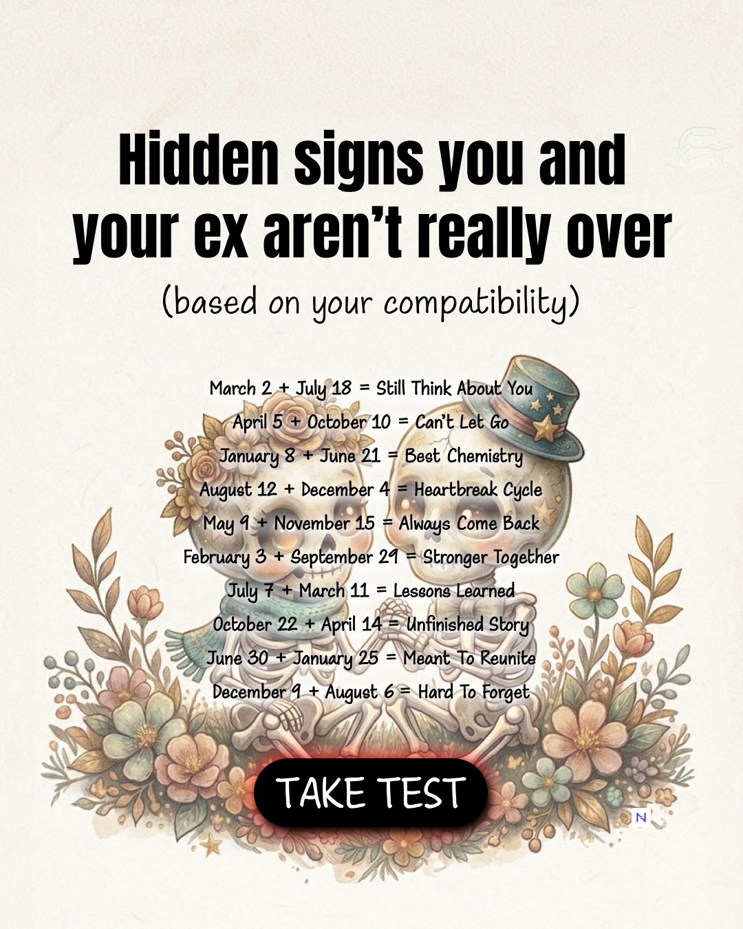 Nebula: Ex Compatibility Reading Facebook ad