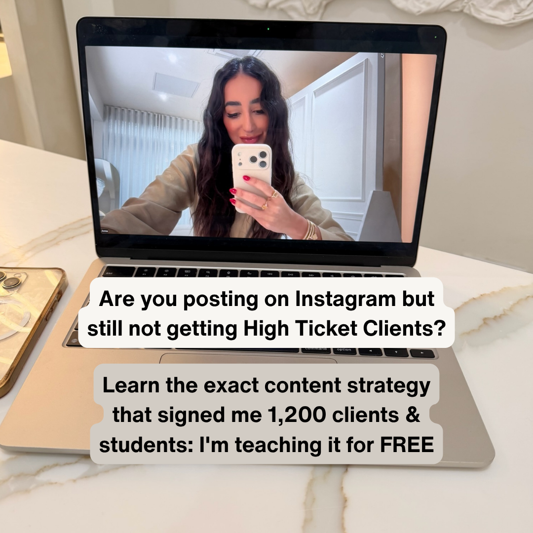 Anna Khanna LTD Facebook ad: Free Instagram Training to Get You Fully Booked in 2026…