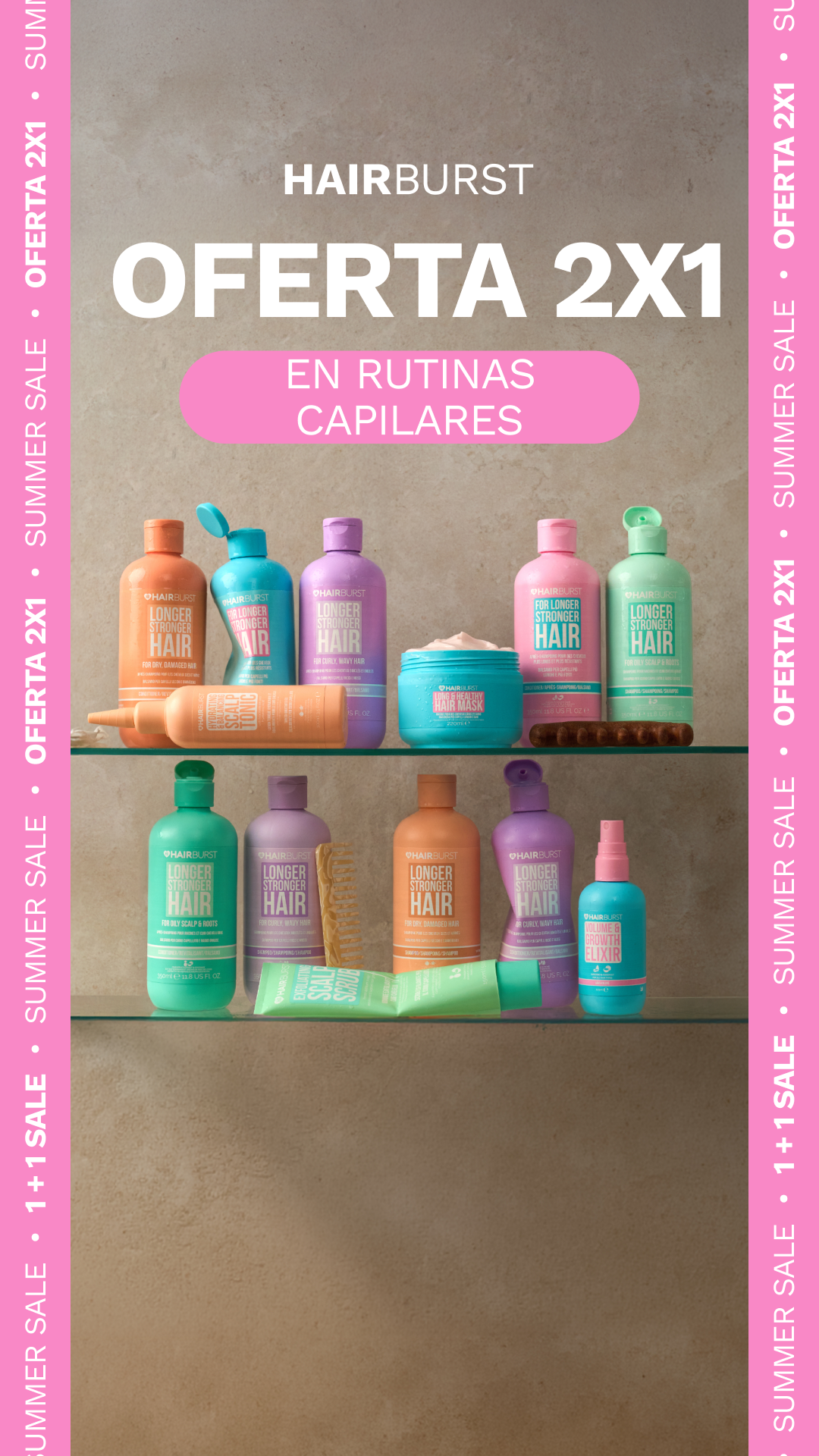 Hairburst España Facebook ad