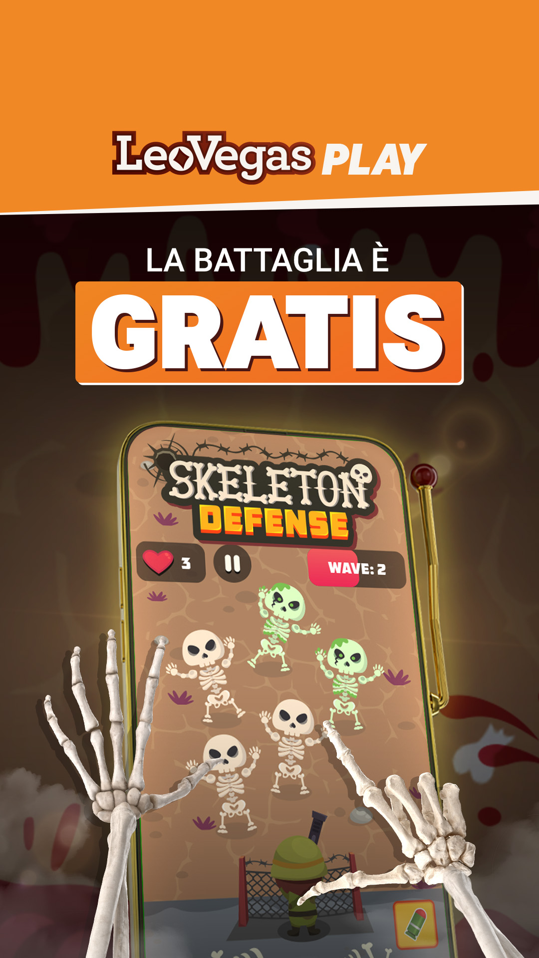 LeoVegas Play Facebook ad