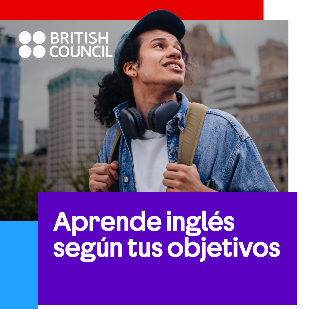British Council España Facebook ad: Presencial u online, ¡tú decides!