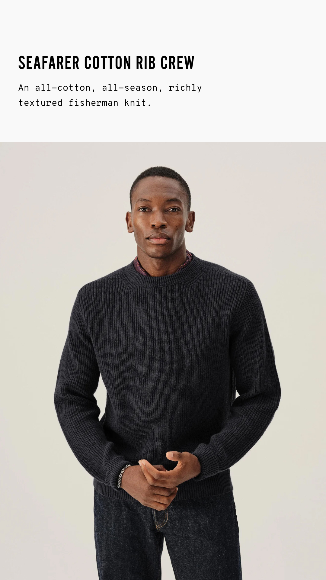 Buck Mason Facebook ad