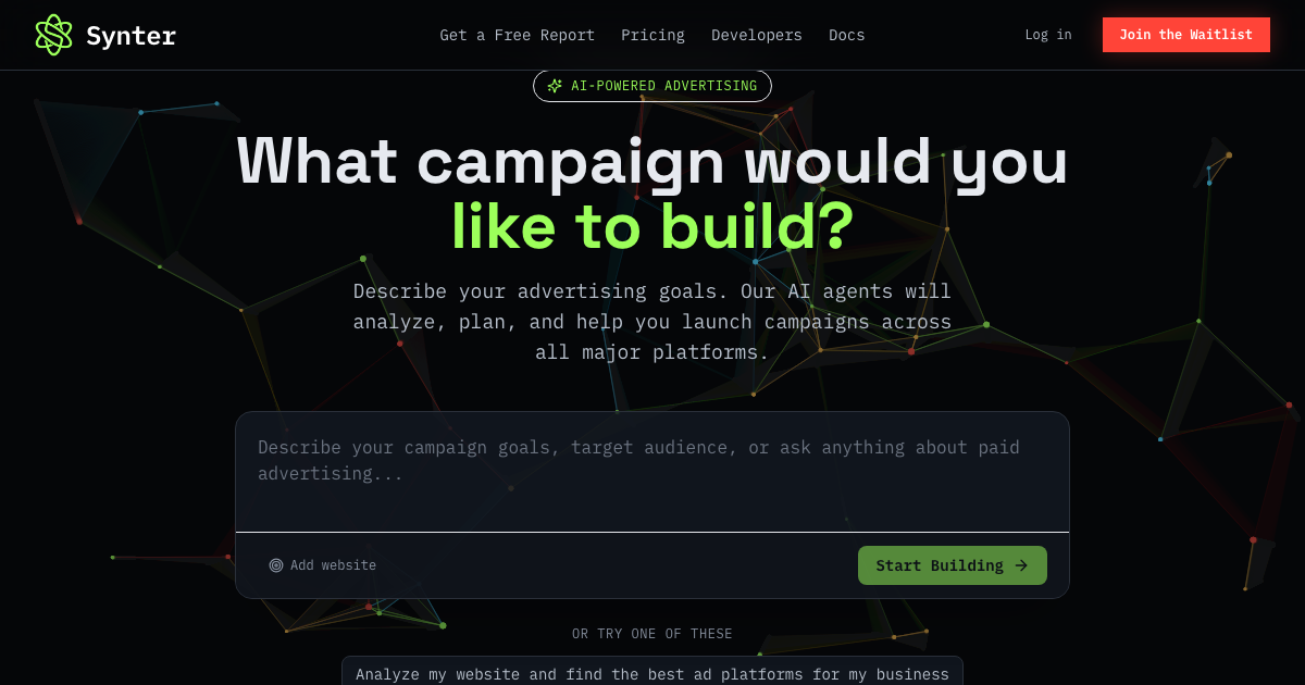 Synter Media AI Facebook ad: Your AI Agent for Advertising