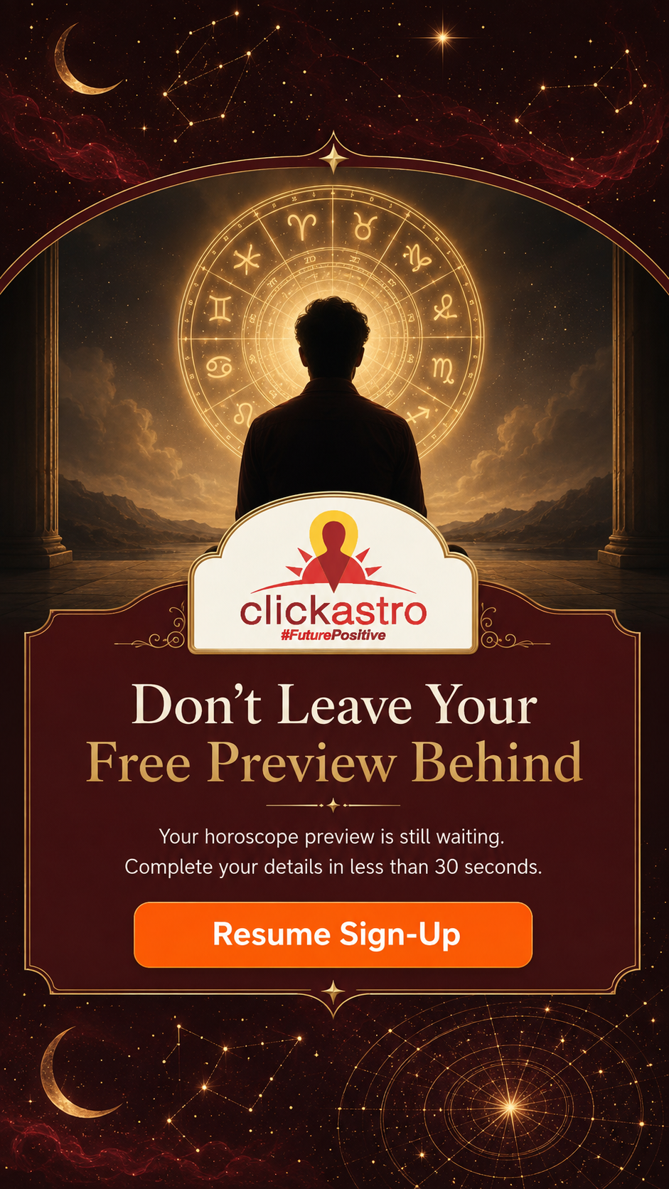 Clickastro Facebook ad