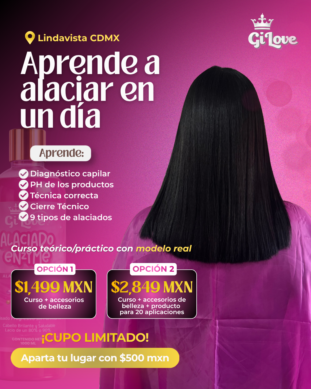 Proveedor Alaciados y Keratinas GI LOVE. CDMX Facebook ad