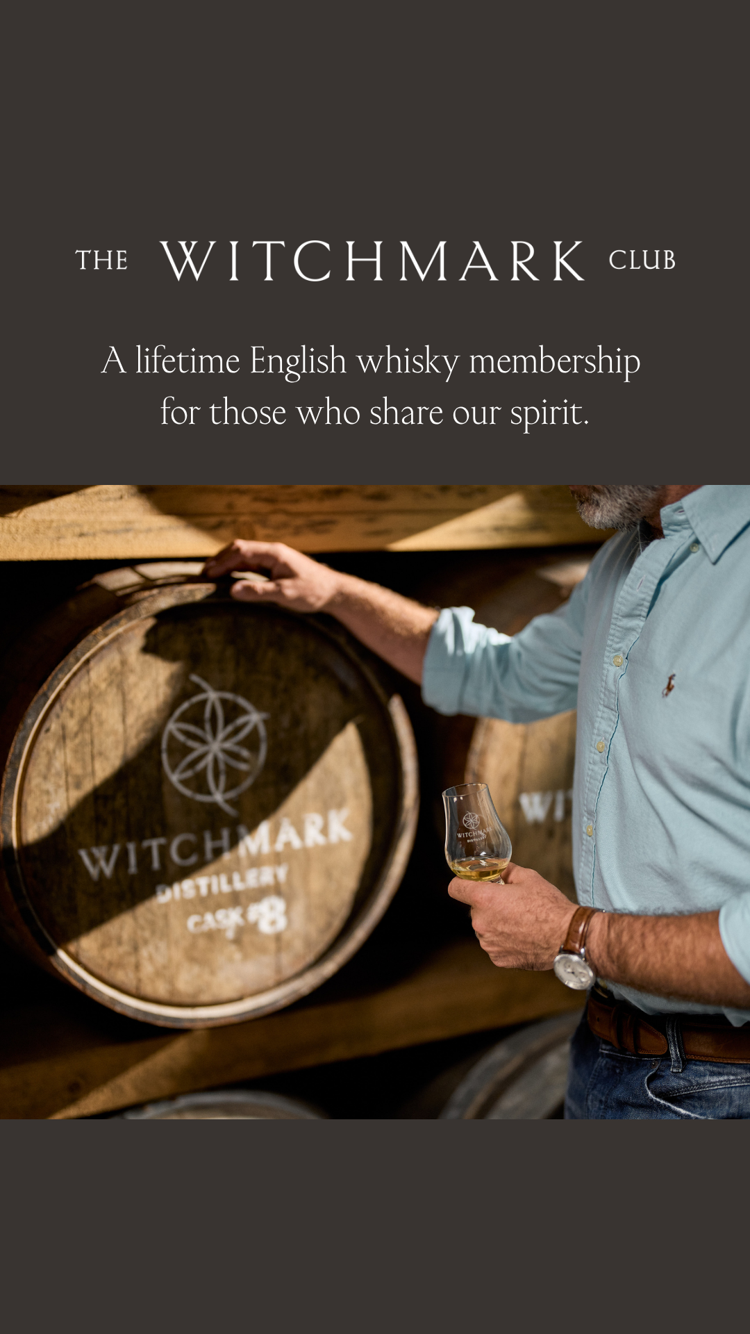 Witchmark Distillery Facebook ad from Nov 11, 2025