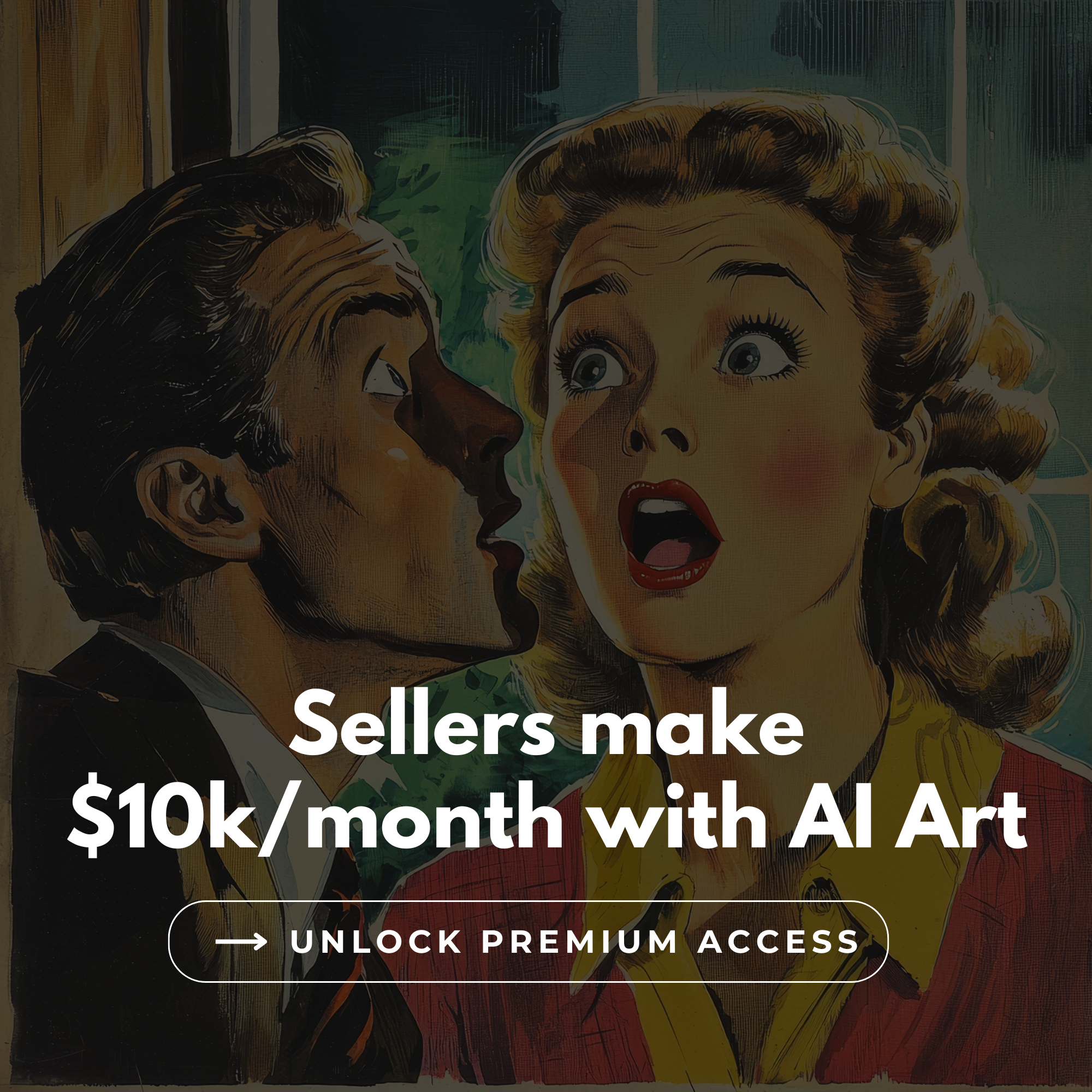 AI Art Sellers Collective Facebook ad