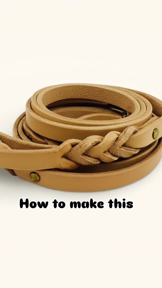 PK9 Gear Facebook ad: How to make a braided leather dog leash…