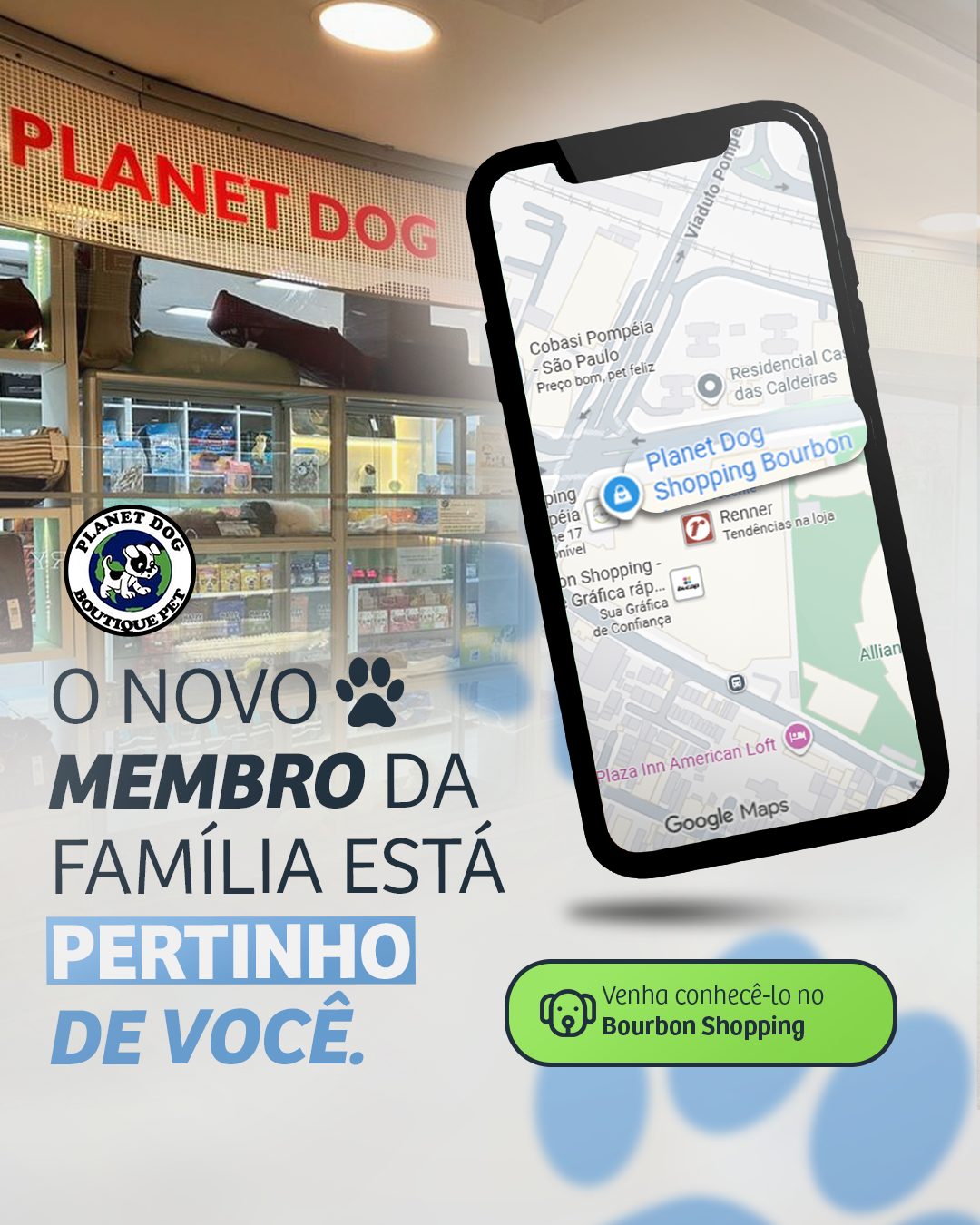Planet Dog Boutique Pet Facebook ad: Ter um filhote em casa não é sobre…