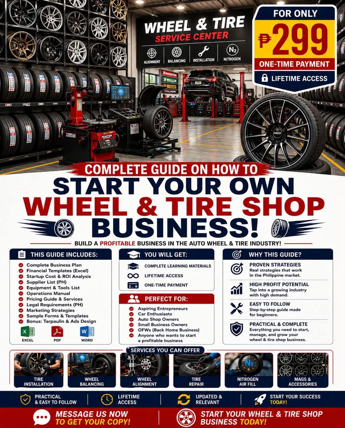 Wheel & Tire Business Kit Facebook ad