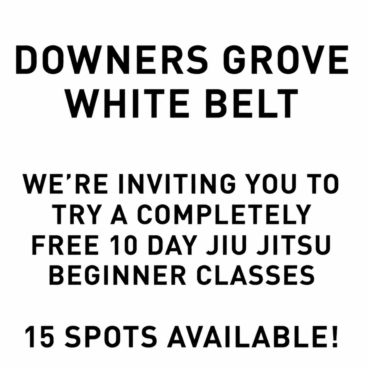Gracie Barra Downers Grove Facebook ad
