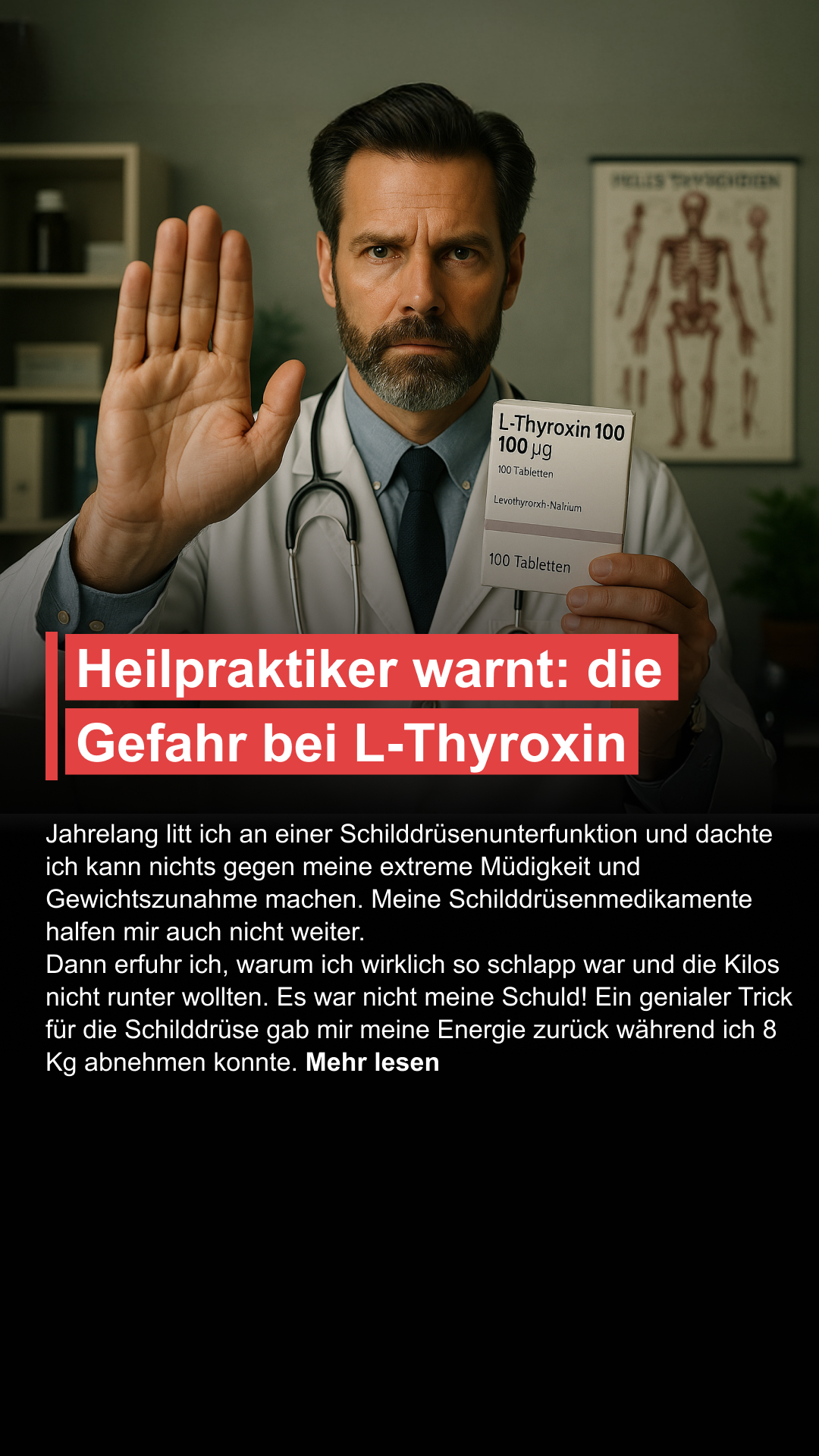 Mission Schilddrüse Facebook ad