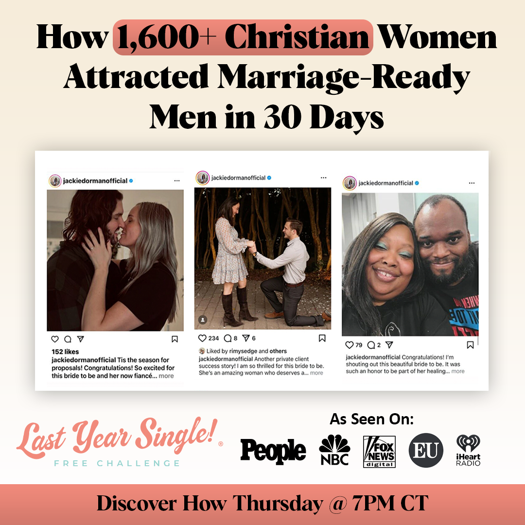 Jackie Dorman Facebook ad: Marriage-Minded Christian Women: Finally Attract…
