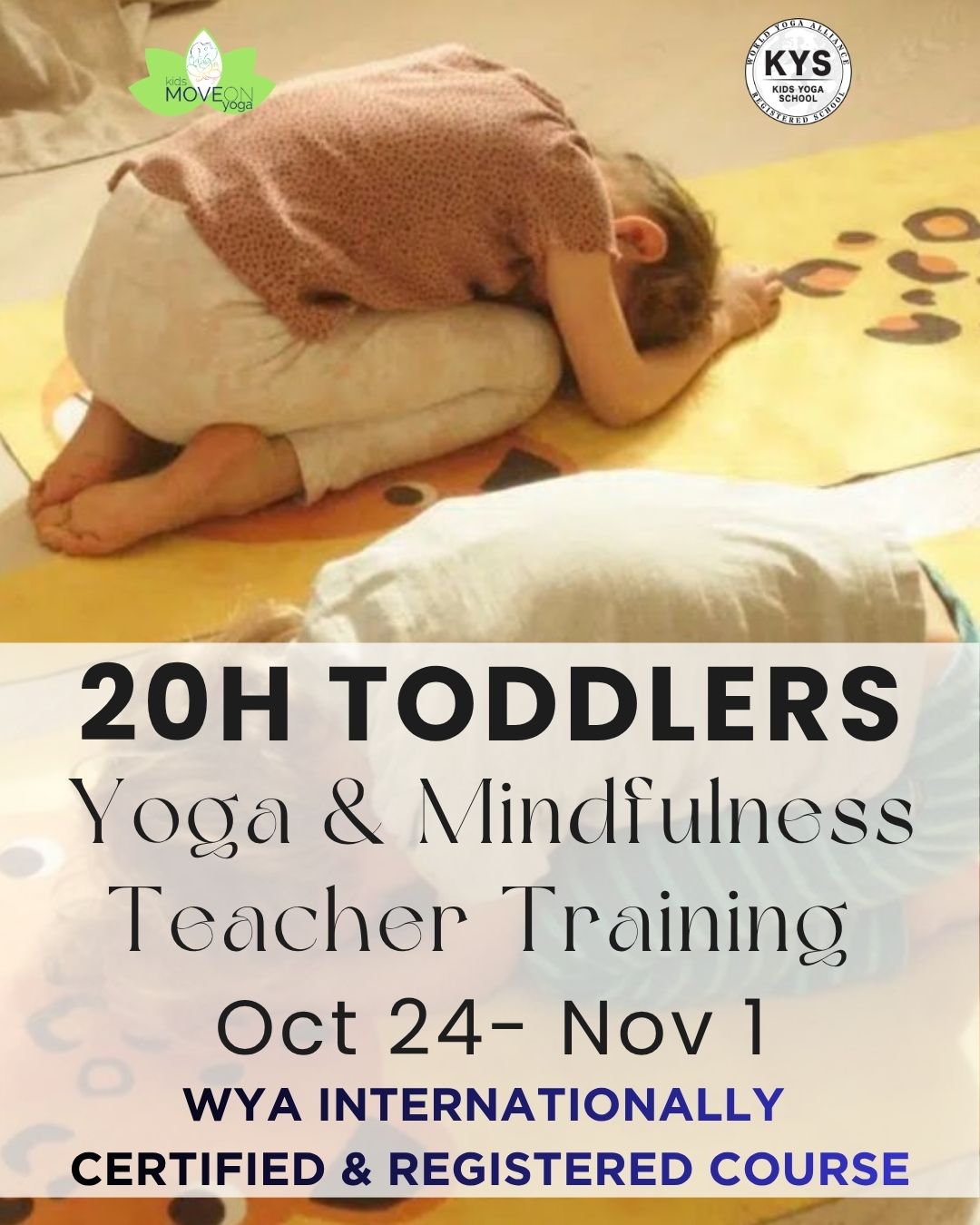 MOVE ON YOGA DUBAI Facebook ad: Transform the lives of children through play, tailored…