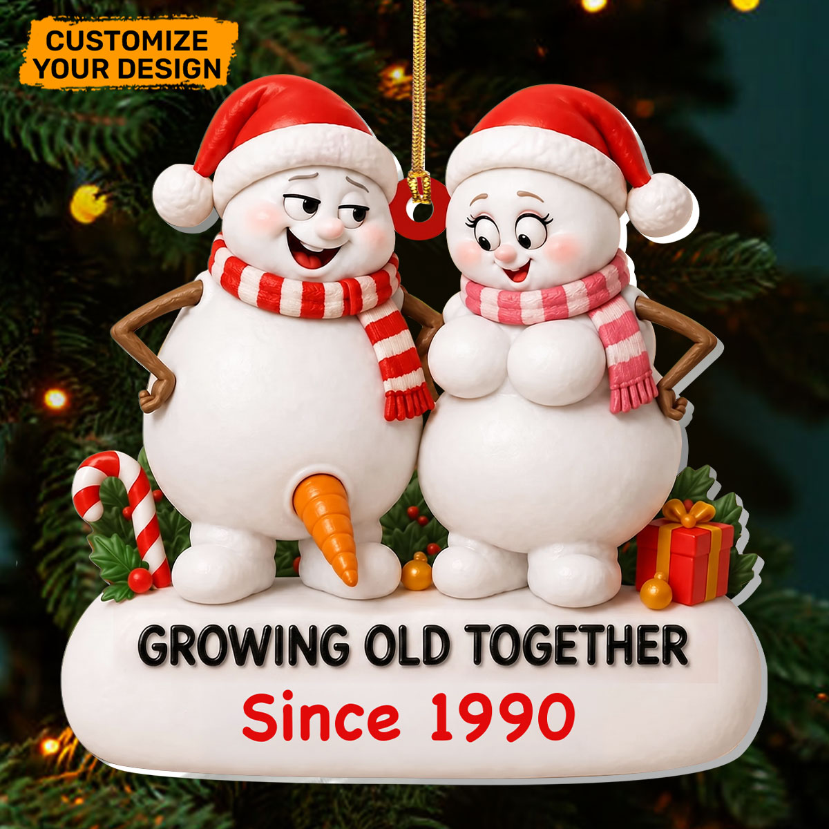 Joymade Facebook ad: Gift For Husband - Growing Old Together - Personalized…