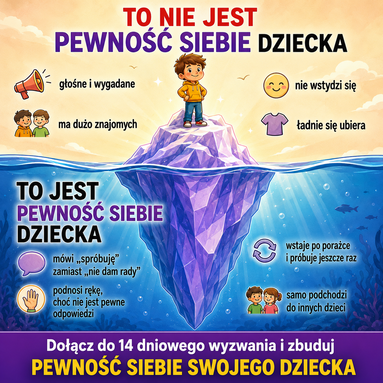 Mindly Facebook ad: Podejmij Wyzwanie