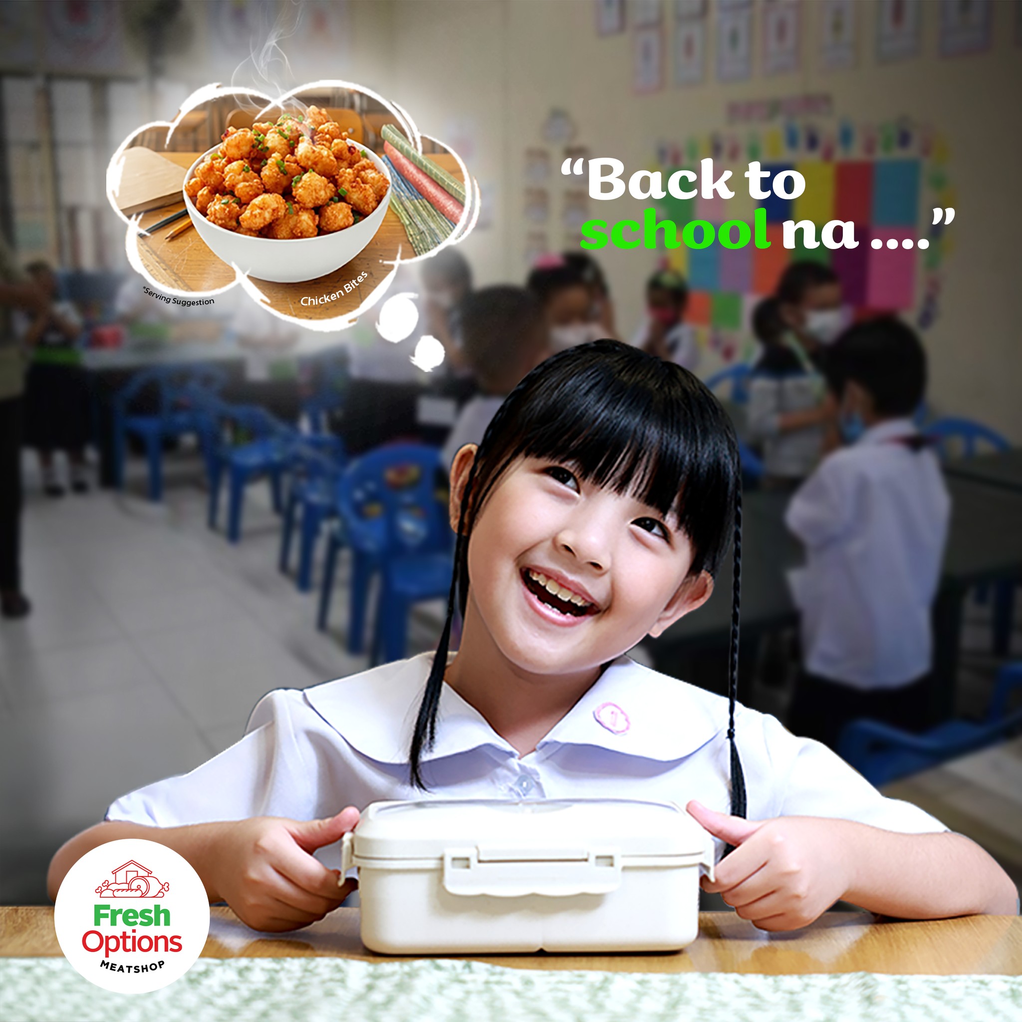 Fresh Options Meatshop Facebook ad: Back to school na!