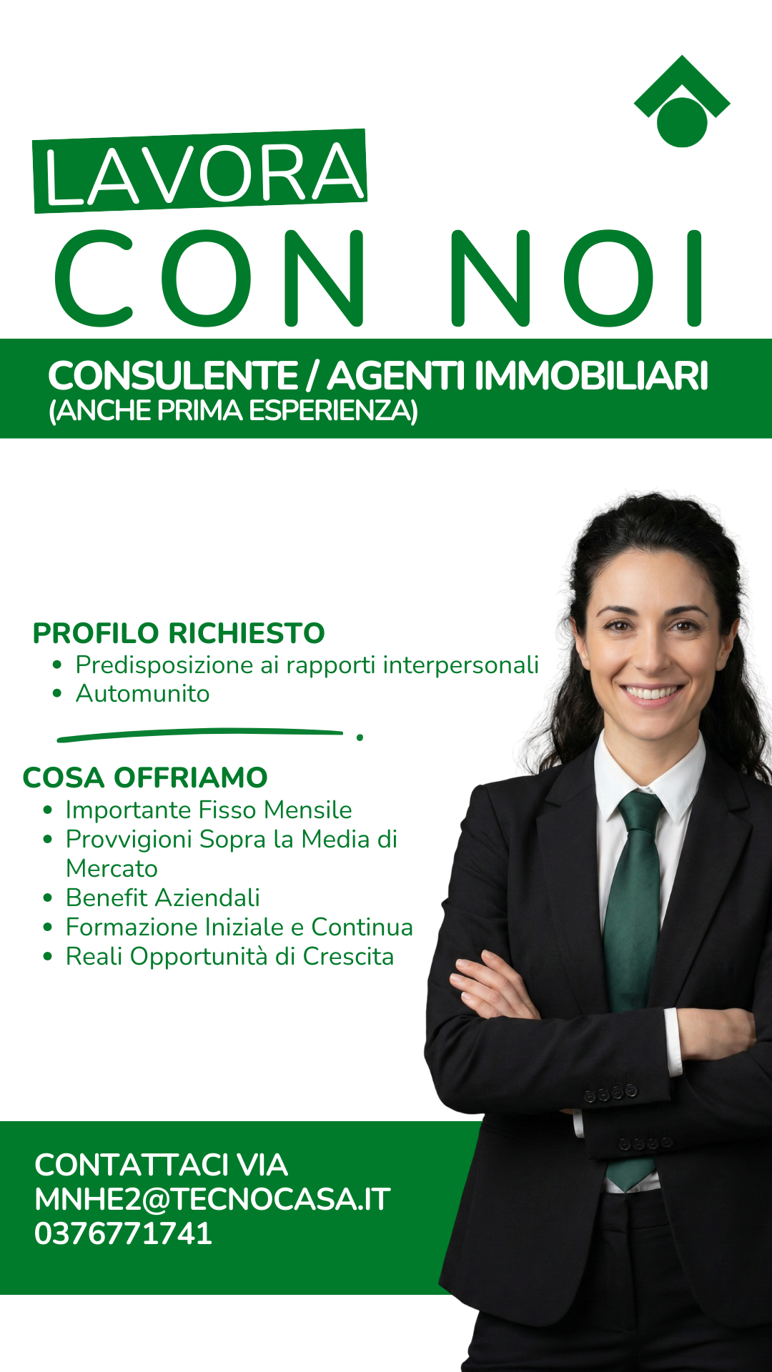 Agenzia Tecnocasa Castel Goffredo Facebook ad: Lavora con Noi!