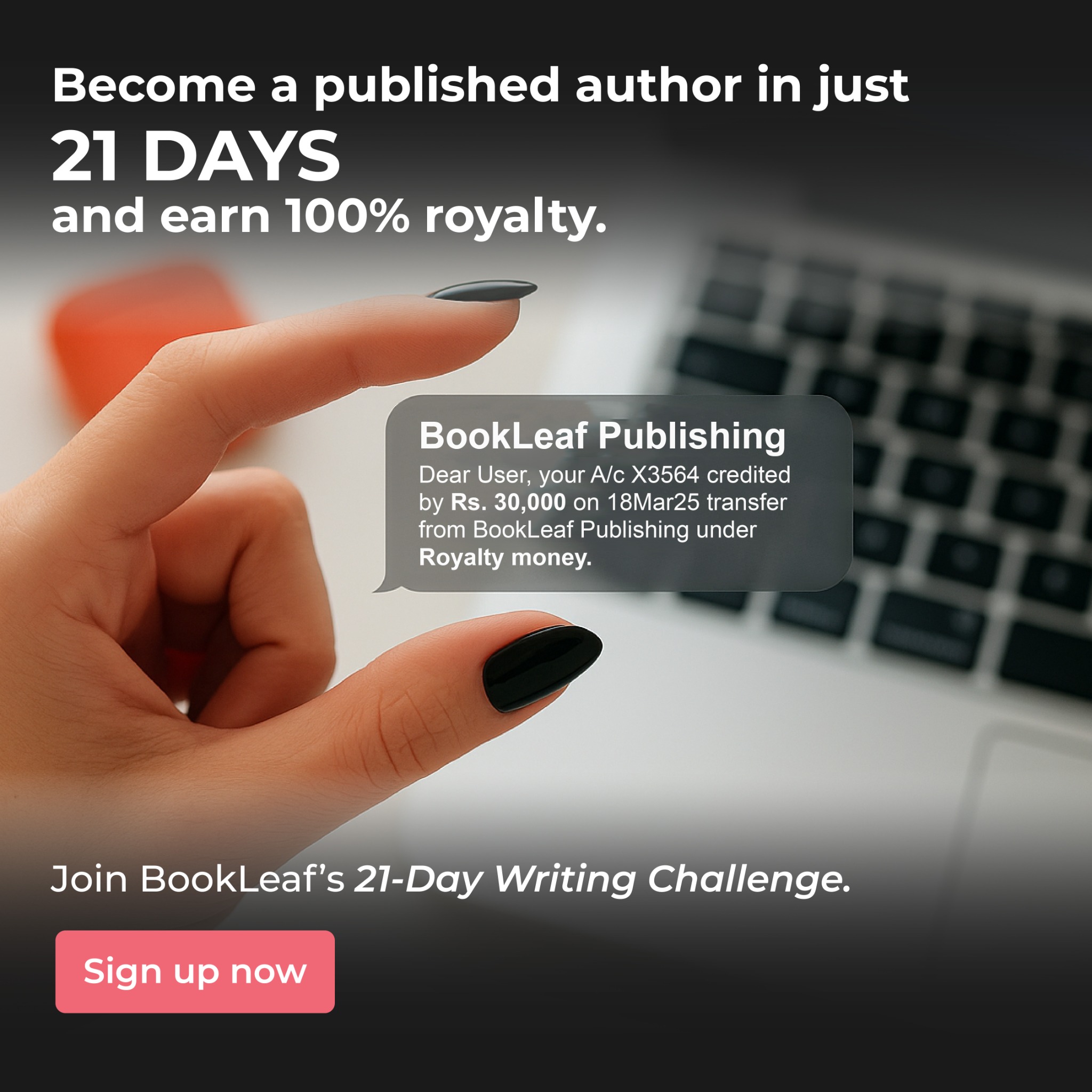 BookLeaf Publishing Facebook ad