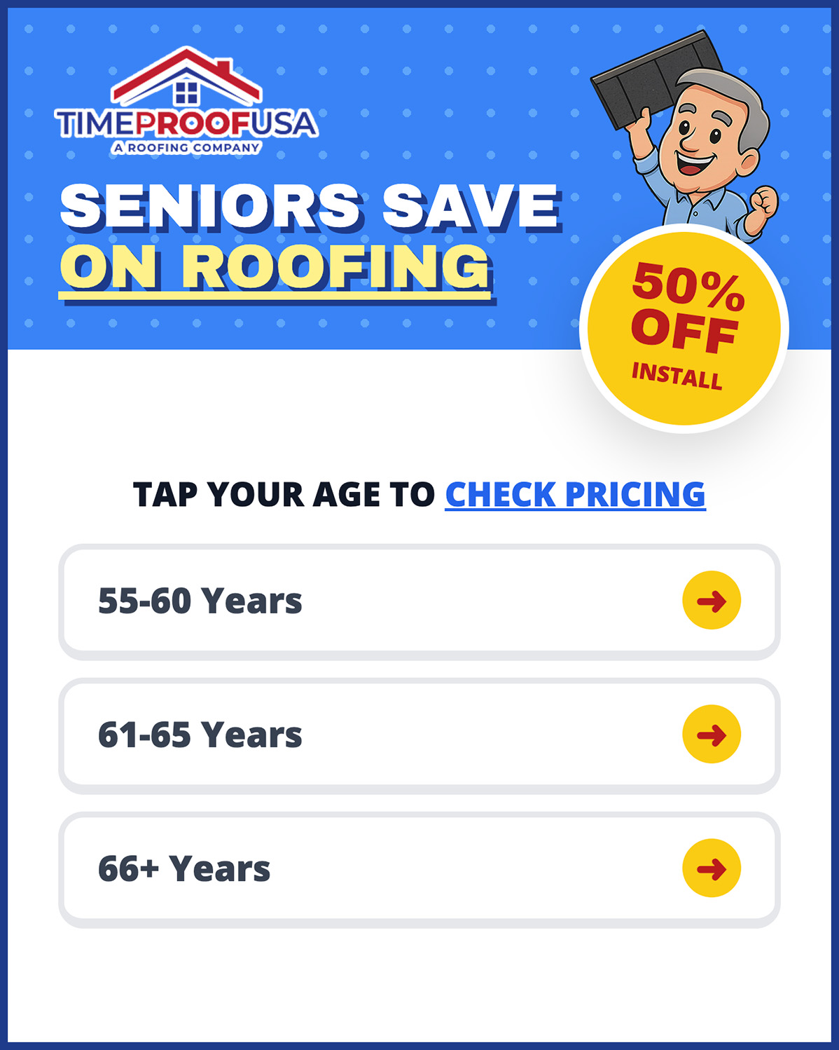 Timeproof USA Facebook ad