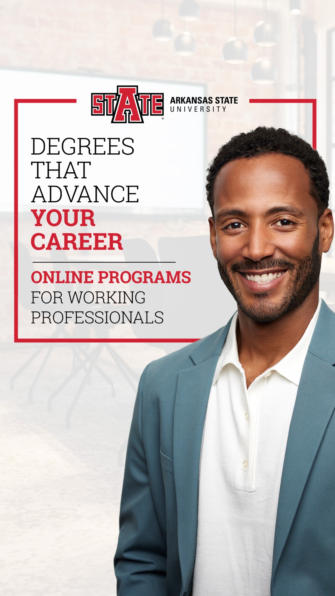 Arkansas State University Facebook ad