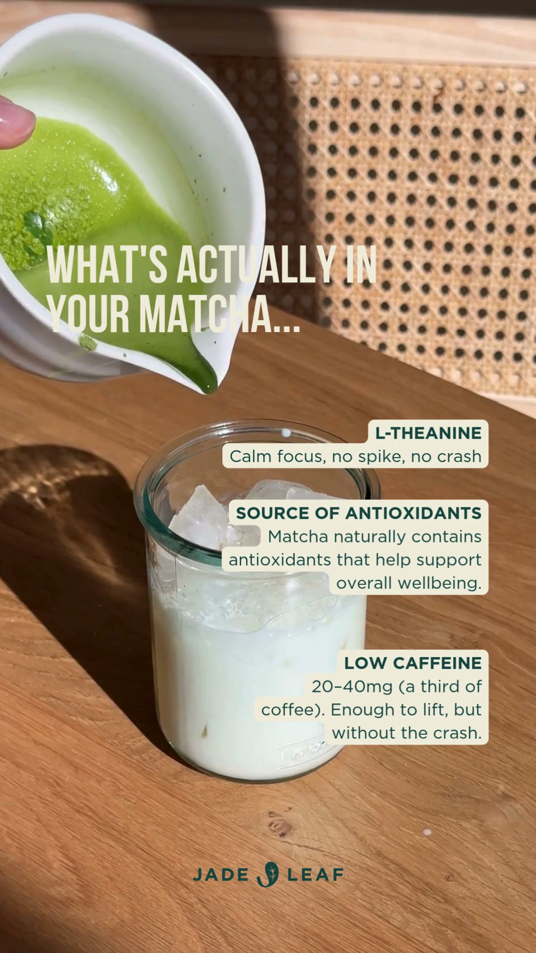 Jade Leaf Matcha Facebook ad from Aug 30, 2026