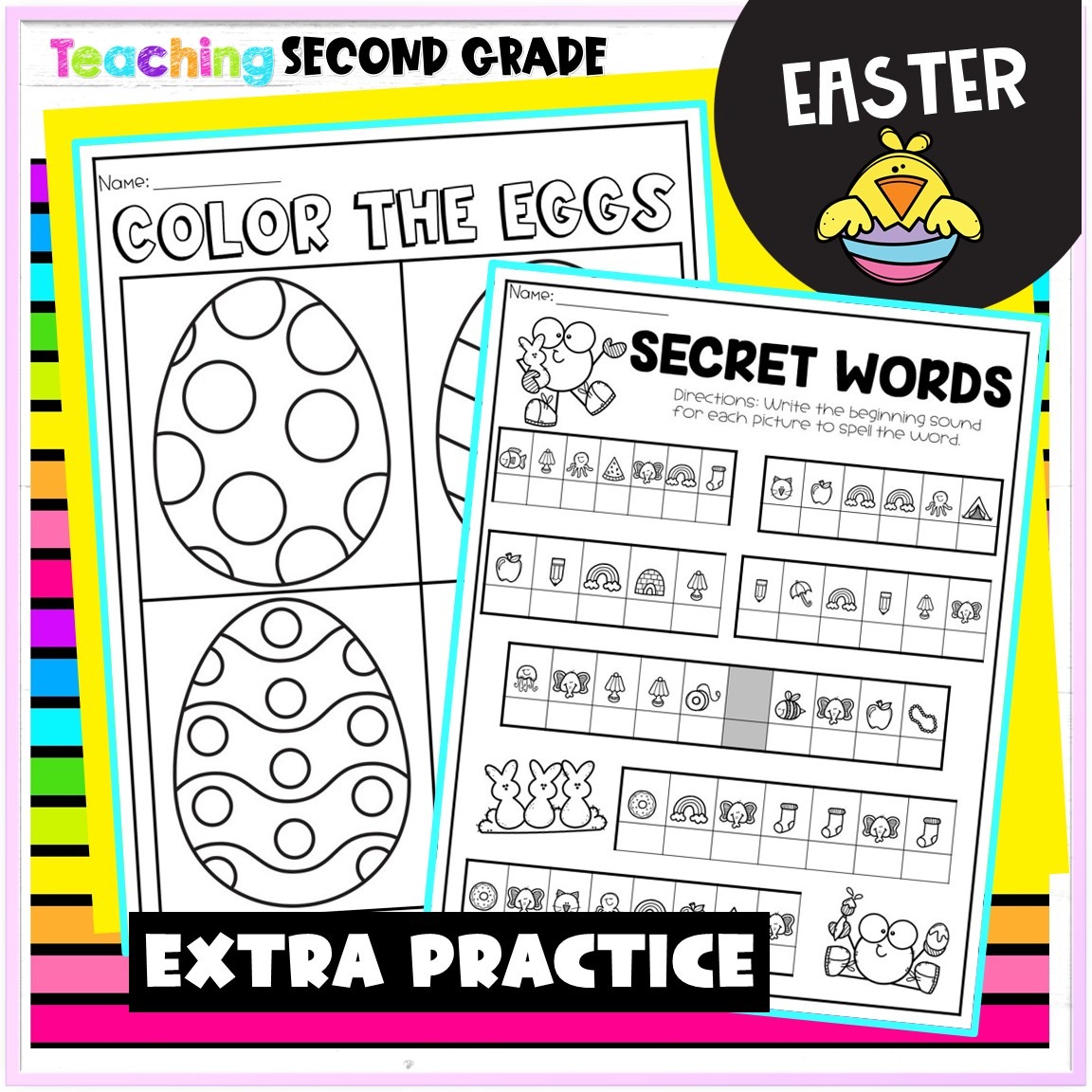 Teaching Second Grade Facebook ad