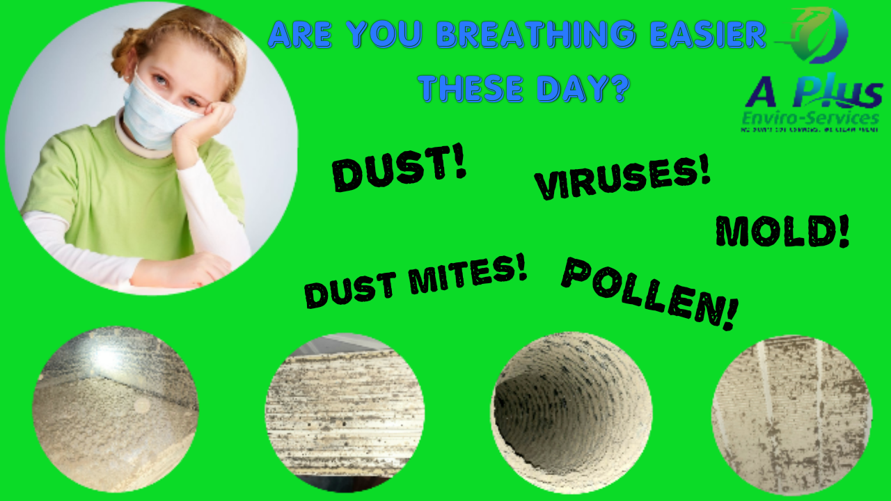 A Plus Enviro-Services(air duct cleaning) Facebook ad: Contact Us!