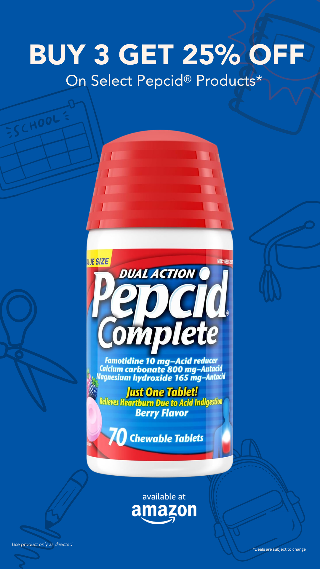 Pepcid Facebook ad
