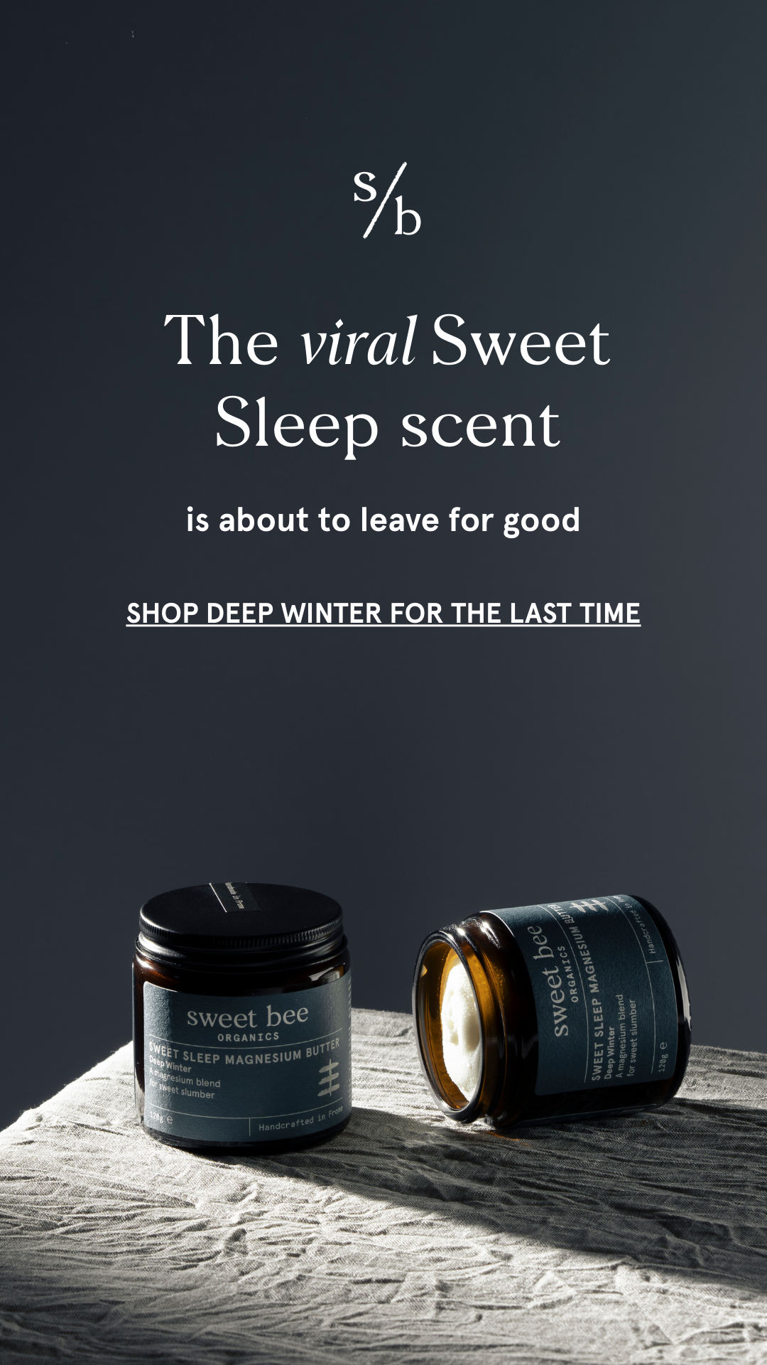 Sweet Bee Organics Facebook ad