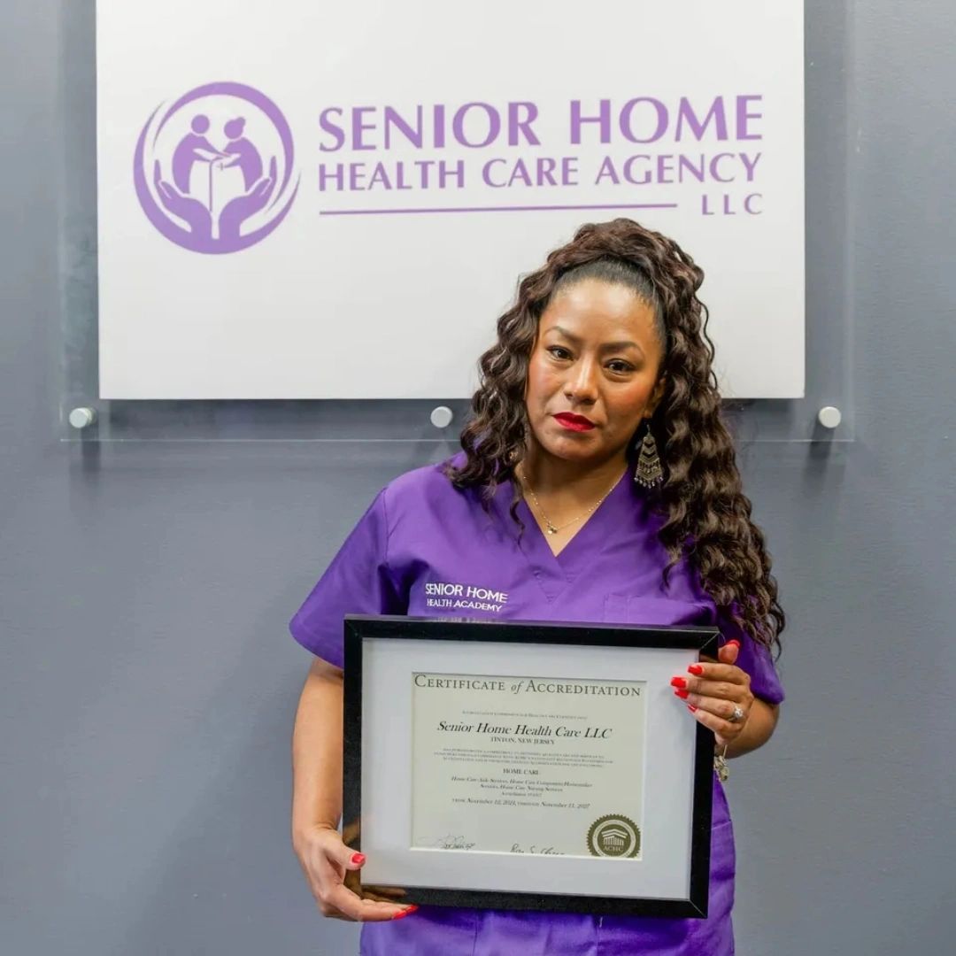 Senior Home Health Care Agency Facebook ad: Our School is now Enrolling.