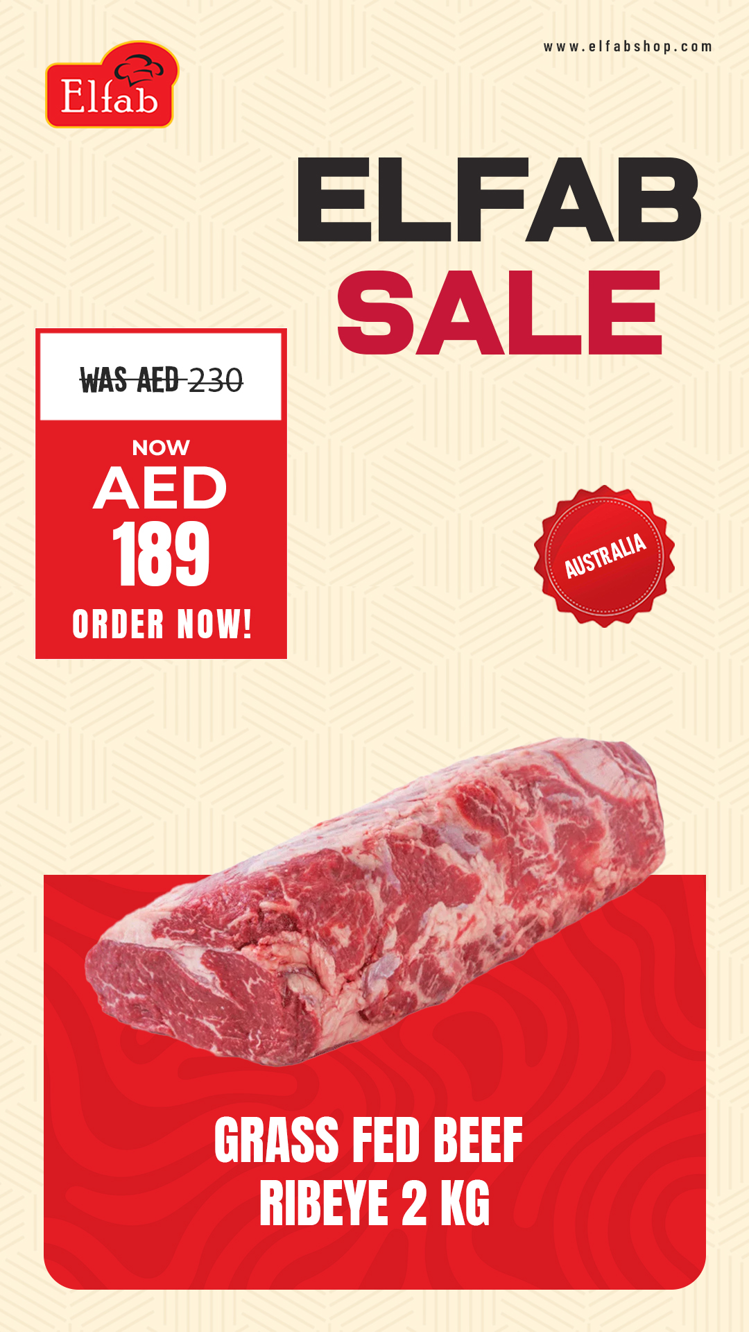 Elfab Shop Facebook ad from Aug 1, 2026