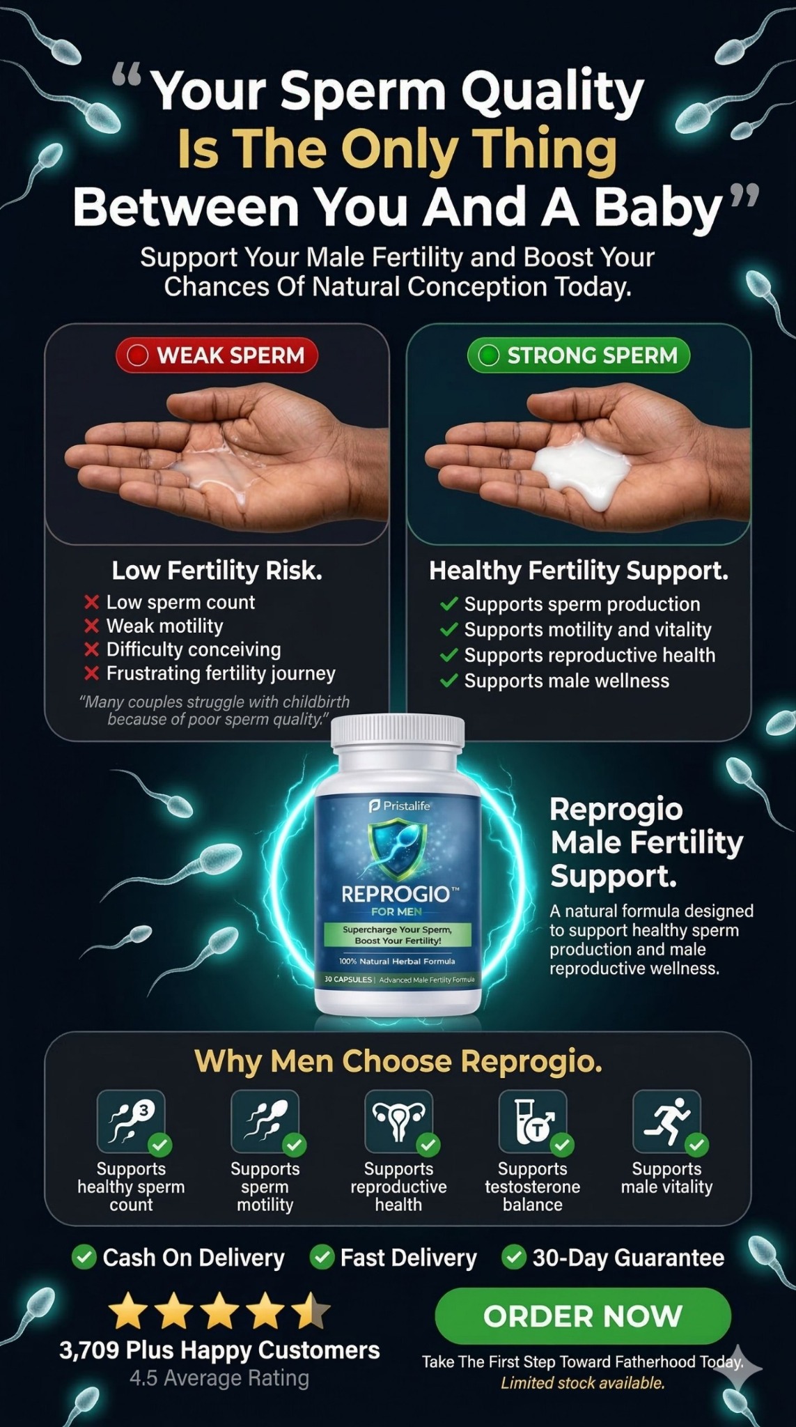 Made shop Facebook ad: Become A Father Again, Fix Low Sperm Count Naturally