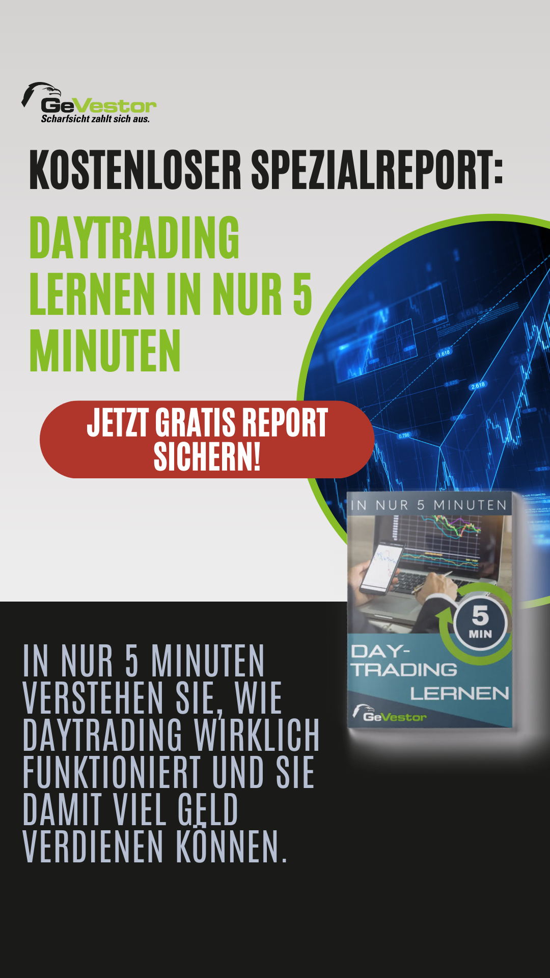 GeVestor Geldanlage Strategien Facebook ad from May 4, 2026