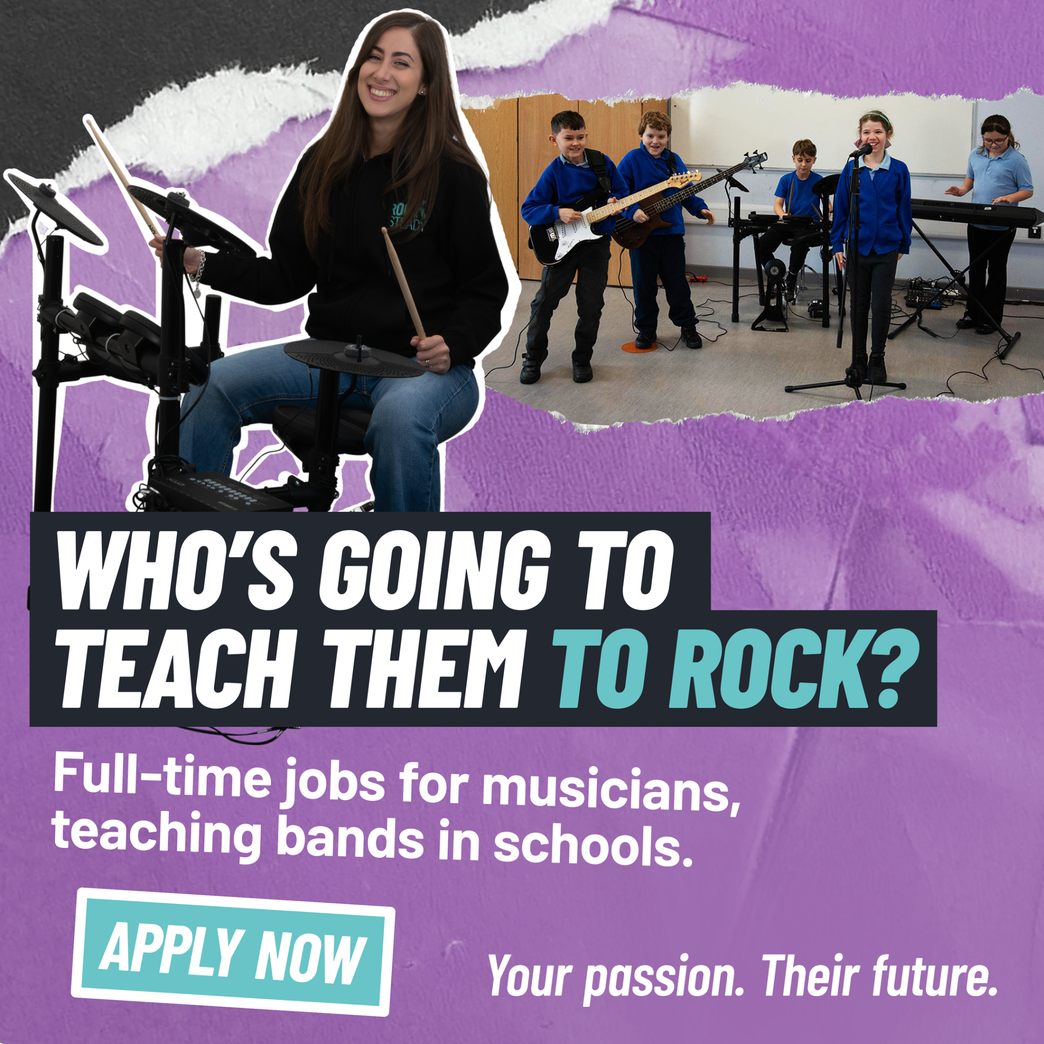 Rocksteady Music School Facebook ad from Jun 22, 2026