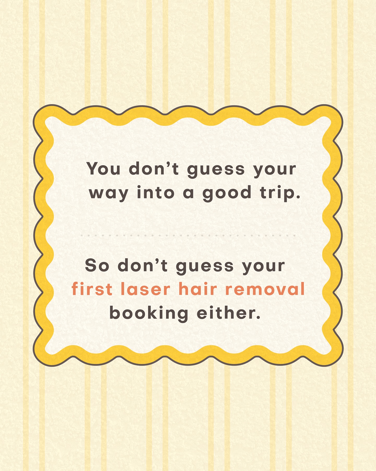 Wink Laser Studio Facebook ad: Consider this your well-researched sign to finally