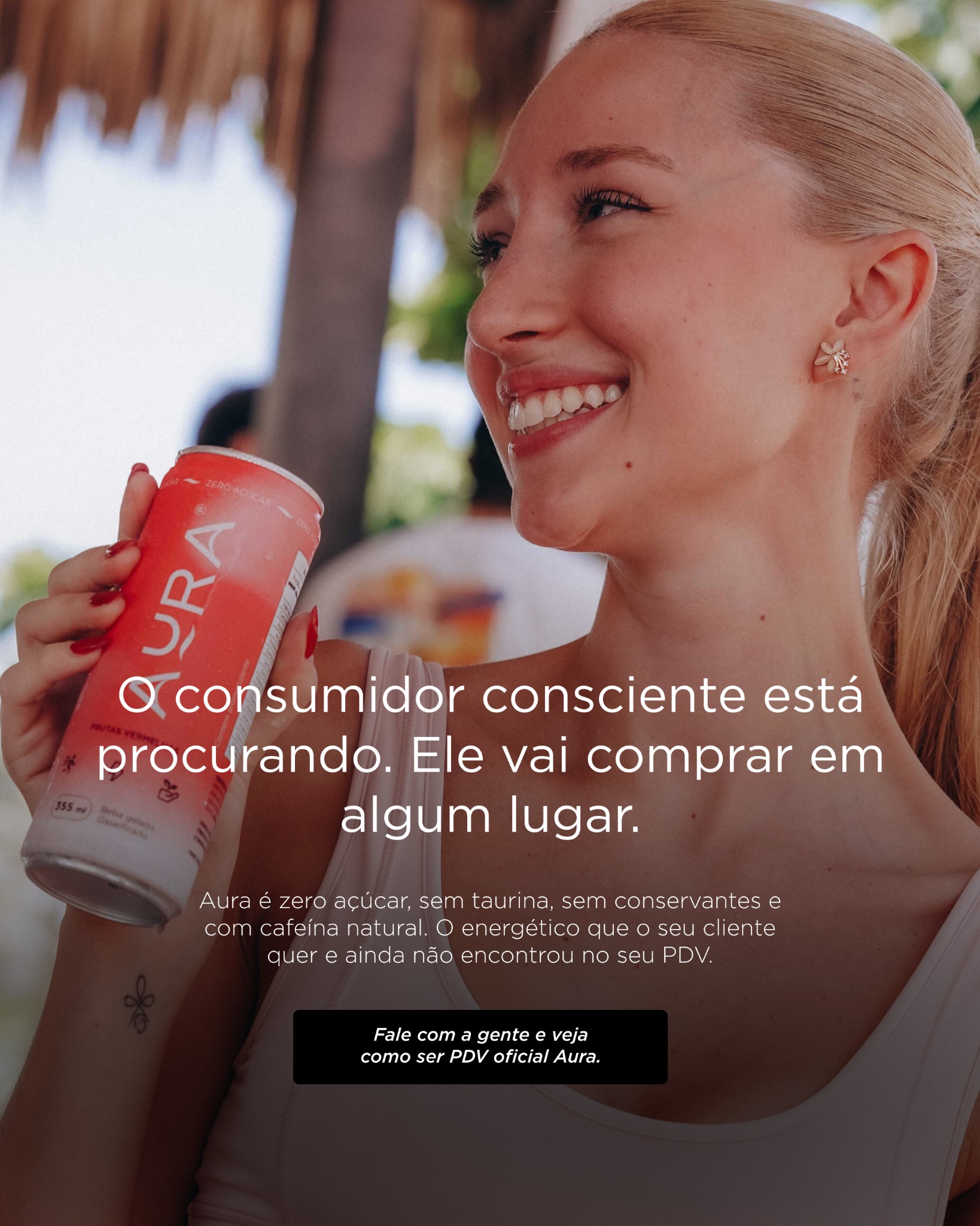 Aura Performance Drink Facebook ad